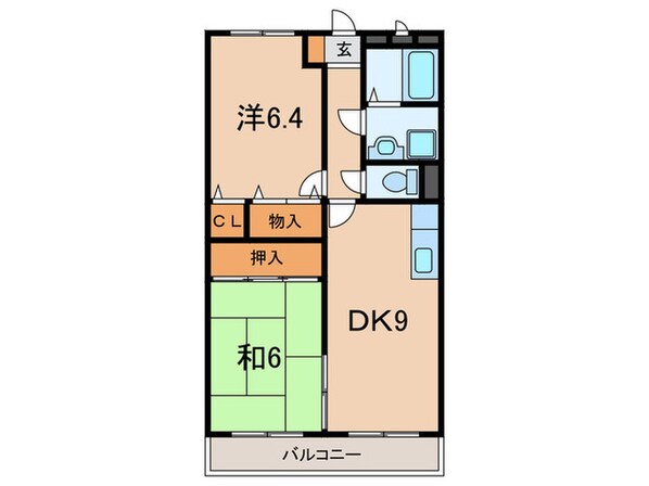 カ－サベガの物件間取画像